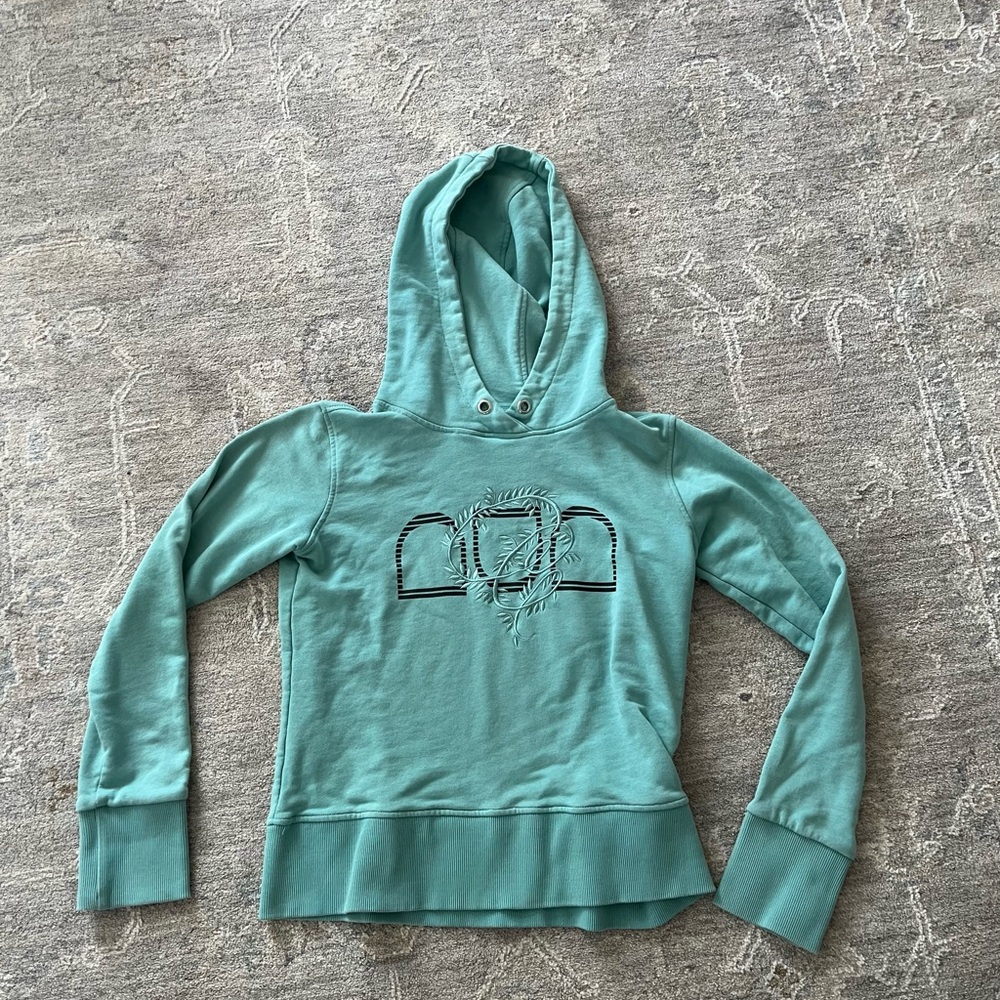 Cavallo Hooded Sweatshirt Aqua XS EUC
